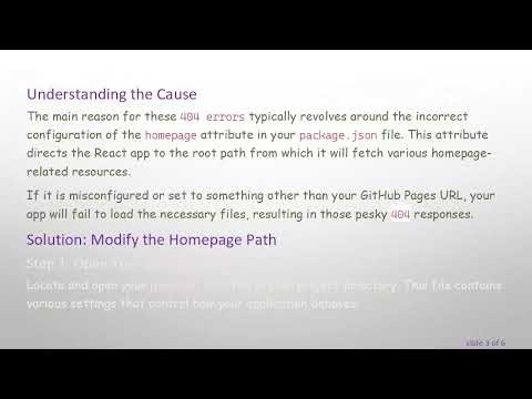 Resolving 404 Errors with manifest.json When Deploying React Apps to GitHub Pages