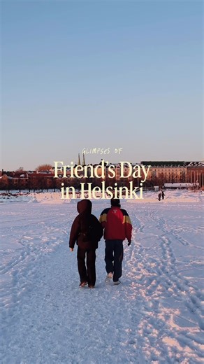 Celebrating Friend's Day in Helsinki, Finland