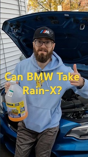Can Your BMW Take Rain-X?