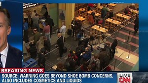 Airlines warned of shoe bomb threat