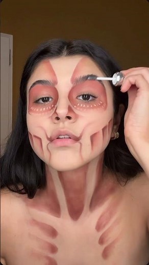female titan makeup tutorial 🫀
