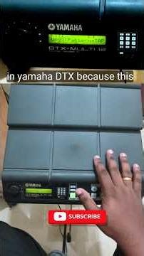How to save a back up in Yamaha DTX pad #yamahadtxmulti12 #save #churchkit #tutorial