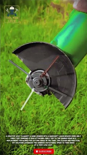 Stop Buying Trimmer Line! Try This Angle Grinder Modification