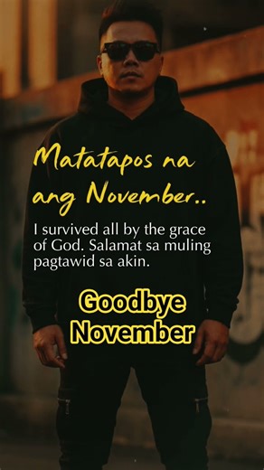 Goodbye November, Welcome December