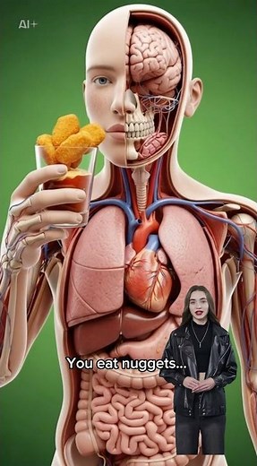 This Happens Inside Your Body After Eating Nuggets 😱