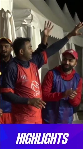 💥 Hamza knocks the lights off! 🔥 #europeancricket #strongertogether