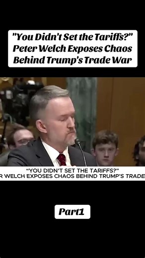 "You Didn't Set the Tariffs?" Peter Welch Exposes Chaos Behind Trump's...