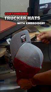 Custom hat embroidery near me. #embroidery