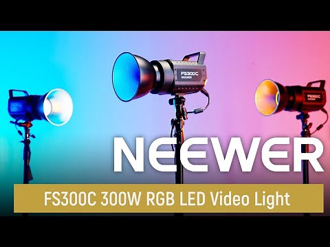 Introducing the NEEWER FS300C 300W RGB LED Video Light