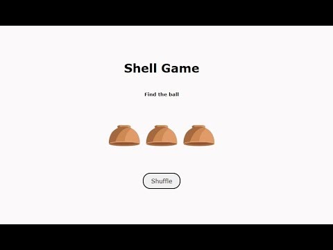 Shell Game in VanillaJS