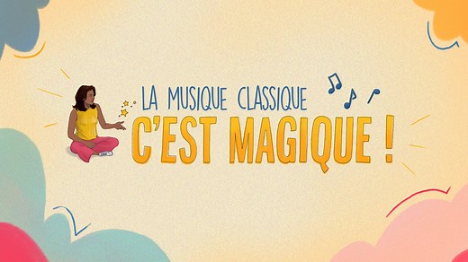 🎶 La musique classique, c'est magique ! Les compositeurs célèbres, les familles d’instruments, les différentes époques de la musique classique, le fonctionnement de l’orchestre… Sabine Quindou remonte le temps et raconte l’histoire de la grande musique qui peut paraître intimidante. Mêlant animation, spectacle vivant et interviews de musiciens de l' Orchestre National de France, cette série en 20 épisodes montre que la musique a… un pouvoir magique ! ➡️ Je regarde la série La Musique Classique 