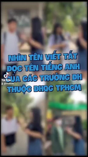 THỬ THÁCH: Nhìn tên viết tắt, đọc tên tiếng Anh các trường đại học của ĐHQG-HCM. Hãy follow kênh TikTok @vnuhcm và YouTube Đại học Quốc gia TPHCM để đón xem những nội dung thú vị và bổ ích bạn nhé!! #VNUHCM #challenge #english #acronym #HCMUS #HCMUT #HCMUSSH #HCMIU #UIT #UEL #MEDVNU #AGU #SPAS | Đại học Quốc gia TP.HCM