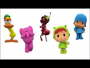 Pocoyo Finger Family Nursery Rhymes For Children. Pato, Elly, Paul, Nina and Pocoyo