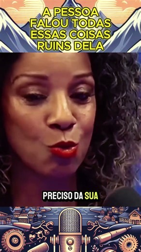 A pessoa falou todas essas coisas ruins dela