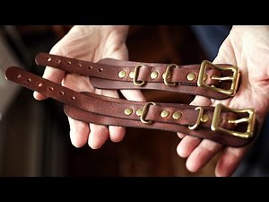 Make Quick and Easy Leather Cuff Bracelets (with Pattern!)