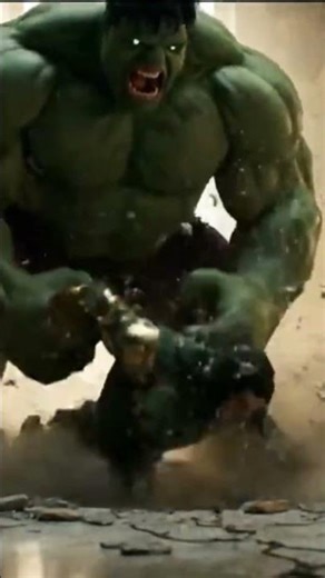 Hulk Crushes Loki in Brutal Fight | Epic Marvel Shorts 8K #shorts #hulk #loki