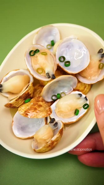 食べちゃダメ！偽物のあさりの酒蒸し🍶🌸 #fakefood