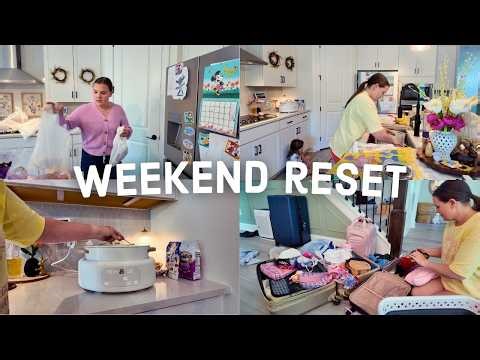 WEEKEND RESET | Walmart Grocery Haul, Kitchen Refresh & Unpacking