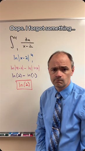 Tyler Wallace on Instagram: "Never forget to watch for this error, especially on the #apcalc exam! #calc #matherror"