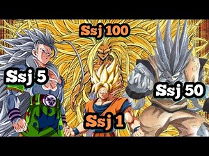 Ssj 1 - 100 (all forms)