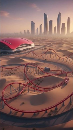 The fastest Rollar Coster in the world... In Dubai...#shorts #trending