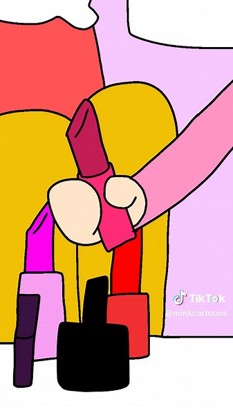 Veronica Cartoon Makeup Animation Compilation