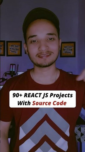 90+ React JS Projects With Source Code 😱