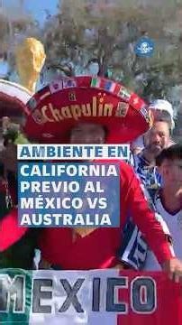 ¡Fiesta! Así se vive el ambiente previo al México - Australia #shorts