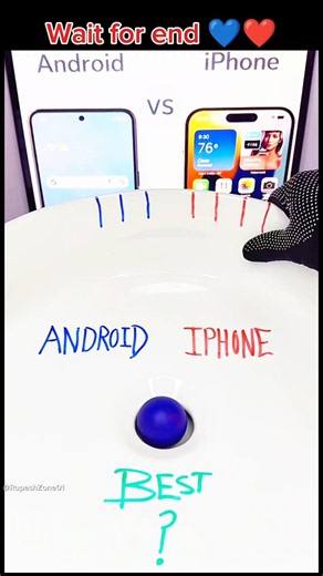 Android Vs iphone 🔵🔴|which is your favourite|#android #iphone