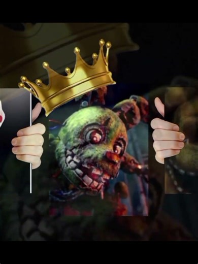 Fav karakterimmm😈 #fnaf #springtrap #pupet #goldenfreddy