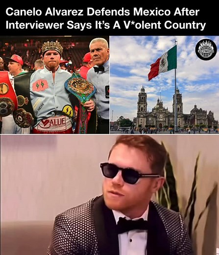 FOONETWORK | Canelo Alvarez Defends Mexico After Interviewer Asked Him “How Do You Navigate Your Car Collection And Mansions In A Country With A Lot Of... | Instagram