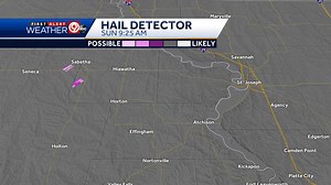 4.6K views · 14 reactions | Hail core continues to move ESE at 45 MPH. | KMBC 9 | Facebook