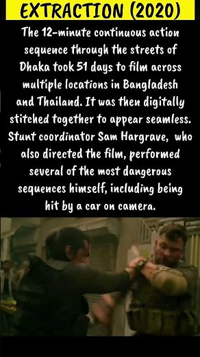 Extraction's 12-Minute One-Shot Took 51 Days to Film! 😱 True Story #action #movie #shorts