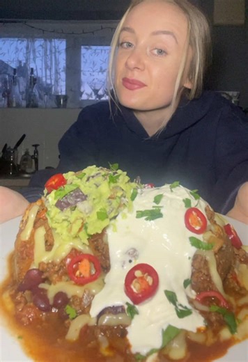 Loaded Chilli Jacket Potatoes Recipe