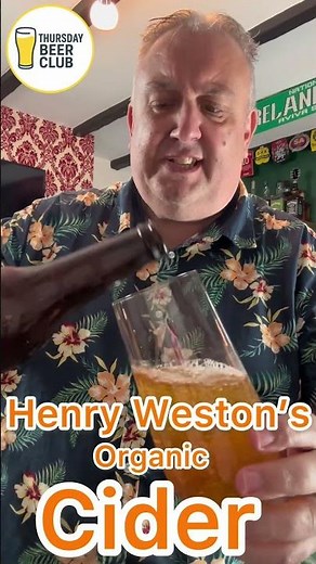 Henry Weston’s Organic Cider #shorts #beer #cider #foodie #drink