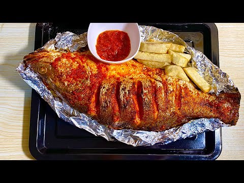 How To Make Oven Grilled Croaker Fish | Easy Oven Grilled Fish Recipe