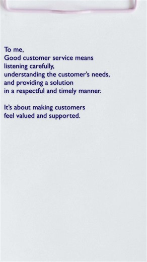 How to answer "What does good customer service mean to you?" | Customer service interview
