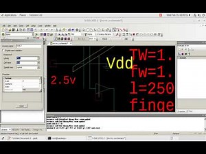 Tanner tutorial - Schematic and Layout - S-Edit and L-Edit