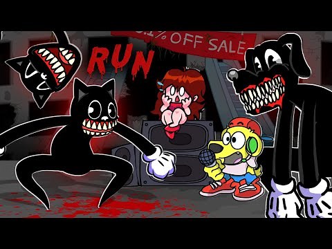 Friday Night Funkin but CARTOON CAT TAKES OVER... FNF Mods #98