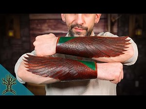 Make Leather Wing Bracers!