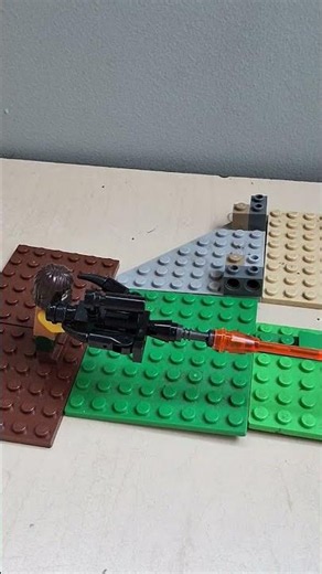 Lego Stop Motion Ice samurai vs laserguy #lego #legostopmotion #legostopmotionanimation