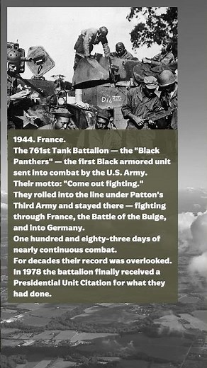 The Black Tank Battalion That Fought 183 Straight Days — and Was Ignored for Decades | Military