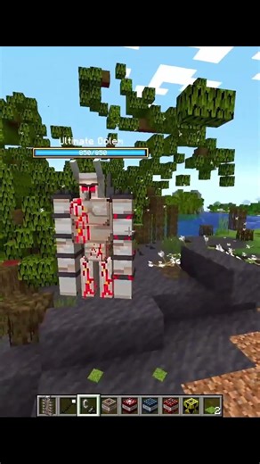 🏹I BLEW UP TNT WITH 10000 ARROWS IN GOLEM IN MINECRAFT! #shorts #explosion