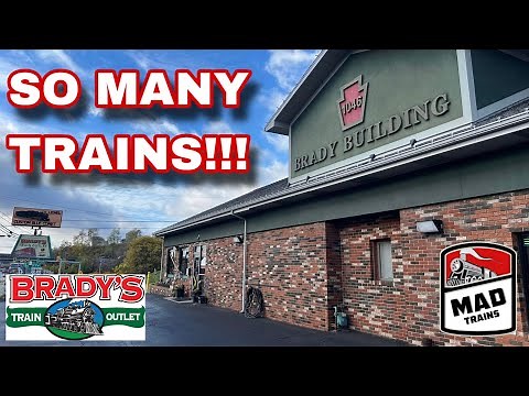 Full Tour of Brady’s Train Outlet - Western Pa's Biggest Train Store!!