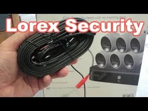 Costco Lorex 4k Security system wired best security camera system