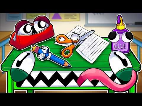 RAINBOW SECRET SCHOOL STAYCATION! (School Morphs)