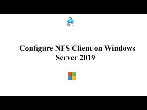 Configure NFS Client on Windows Server 2019