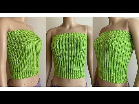How to crochet a tube top for women | tube top tutorial | tutorial for beginners