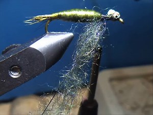 OCD Olive Chewy Dragon Dragonfly Nymph Fly Pattern