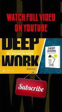 Why Deep Work Is the New Superpower | Cal Newport Explained 🔥